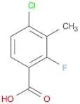 4-Chloro-2-fluoro-3-methylbenzoic acid