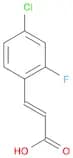 4-Chloro-2-fluorocinnamic acid, predominantly trans