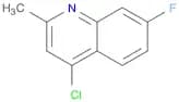 4-Chloro-7-fluoro-2-methylquinoline
