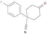 1-(4-Fluorophenyl)-4-oxocyclohexane-1-carbonitrile