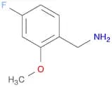 4-Fluoro-2-methoxybenzylamine