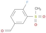 4-FLUORO-3-(METHYLSULFONYL)BENZALDEHYDE