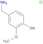 Phenol, 4-​(aminomethyl)​-​2-​methoxy-​, hydrochloride (1:1)
