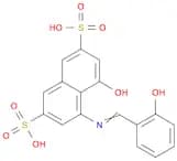 4-Hydroxy-5-((2-hydroxybenzylidene)amino)naphthalene-2,7-disulfonic acid