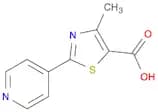 4-Methyl-2-pyrid-4-yl-1,3-thiazole-5-carboxylic acid