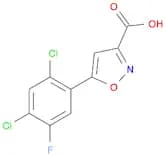 5-(2,4-Dichloro-5-fluorophenyl)isoxazole-3-carboxylic acid