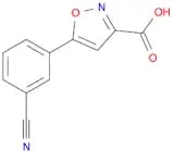 5-(3-Cyanophenyl)isoxazole-3-carboxylic acid