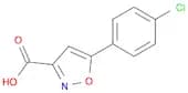 5-(4-Chlorophenyl)isoxazole-3-carboxylic acid