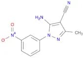 5-Amino-4-cyano-3-methyl-1-(3-nitrophenyl)pyrazole