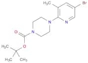 tert-Butyl 4-(5-bromo-3-methylpyridin-2-yl)piperazine-1-carboxylate