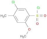 5-Chloro-2-methoxy-4-methylbenzene-1-sulfonyl chloride