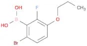 6-Bromo-2-fluoro-3-propoxyphenylboronic acid