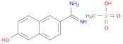 6-Hydroxy-2-naphthimidamide methanesulfonate salt