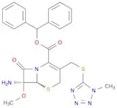 Diphenylmethyl 7β-amino-7α-methoxy-3-[[(1-methyl-1H-tetrazol-5-yl)thio]methyl]-3-cephem-4-carboxyl…