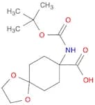 8-tert-Butoxycarbonylamino-1,4-dioxa-spiro[4.5]decane-8-carboxylic acid