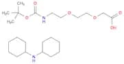 (2-[2-(Boc-amino)ethoxy]ethoxy)acetic acid dicyclohexylamine salt
