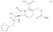 (6R,7S)-3-[[(aminocarbonyl)oxy]methyl]-7-methoxy-8-oxo-7-[(2-thienylacetyl)amino]-5-thia-1-azabicy…