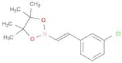2-[(E)-2-(3-chlorophenyl)ethenyl]-4,4,5,5-tetramethyl-1,3,2-dioxaborolane