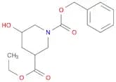 1-Benzyl 3-ethyl 5-hydroxypiperidine-1,3-dicarboxylate