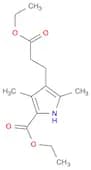 Ethyl 4-(3-ethoxy-3-oxopropyl)-3,5-dimethyl-1H-pyrrole-2-carboxylate