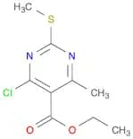 Ethyl 4-chloro-6-methyl-2-(methylthio)pyrimidine-5-carboxylate