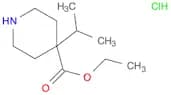 Ethyl 4-isopropyl-4-piperidinecarboxylate hydrochloride