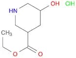 Ethyl 5-hydroxypiperidine-3-carboxylate, HCl