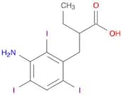 2-[(3-amino-2,4,6-triiodophenyl)methyl]butanoic acid