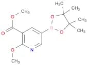 methyl2-methoxy-5-(4,4,5,5-tetramethyl-1,3,2-dioxaborolan-2-yl)nicotinate