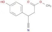 Methyl 3-Cyano-3-(4-hydroxyphenyl)propanoate