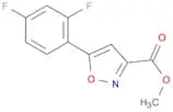 METHYL 5-(2,4-DIFLUOROPHENYL)ISOXAZOLE-3-CARBOXYLATE