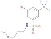 N-(3-Methoxypropyl) 3-bromo-5-trifluoromethylbenzenesulfonamide