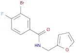N-(Furan-2-ylmethyl) 3-bromo-4-fluoro-benzamide