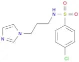 N-[3-(1-imidazolyl)propyl]-4-chlorobenzenesulfonamide