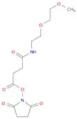 O-[(N-Succinimidyl)succinyl-aminoethyl]-O′-methylpolyethylene glycol 2′000