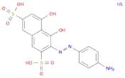 3-((4-Aminophenyl)diazenyl)-4,5-dihydroxynaphthalene-2,7-disulfonic acid, sodium salt