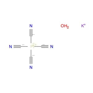 Potassium tetracyanoplatinate(II) trihydrate