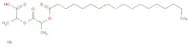 Octadecanoic acid,2-(1-carboxyethoxy)-1-methyl-2-oxoethyl ester, sodium salt (1:1)
