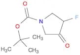 1-​Pyrrolidinecarboxyli​c acid, 3-​fluoro-​4-​oxo-​, 1,​1-​dimethylethyl ester