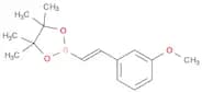 2-[(E)-2-(3-methoxyphenyl)ethenyl]-4,4,5,5-tetramethyl-1,3,2-dioxaborolane