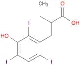 2-(3-Hydroxy-2,4,6-triiodobenzyl)butanoic acid