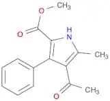 1H-Pyrrole-2-carboxylic acid, 4-acetyl-5-methyl-3-phenyl-, methyl ester