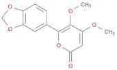 2H-Pyran-2-one, 6-(1,3-benzodioxol-5-yl)-4,5-dimethoxy-