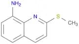 8-Quinolinamine, 2-(methylthio)-