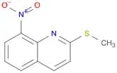 Quinoline, 2-(methylthio)-8-nitro-