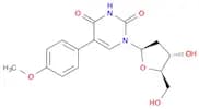 Uridine, 2'-deoxy-5-(4-methoxyphenyl)-