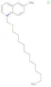 Quinolinium, 1-[(dodecylthio)methyl]-6-methyl-, chloride