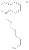 Quinolinium, 1-[(hexylthio)methyl]-, chloride