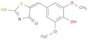 (5E)-5-(4-Hydroxy-3,5-dimethoxybenzylidene)-2-mercapto-1,3-thiazol-4(5H)-one