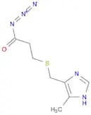 Propanoyl azide, 3-[[(5-methyl-1H-imidazol-4-yl)methyl]thio]-